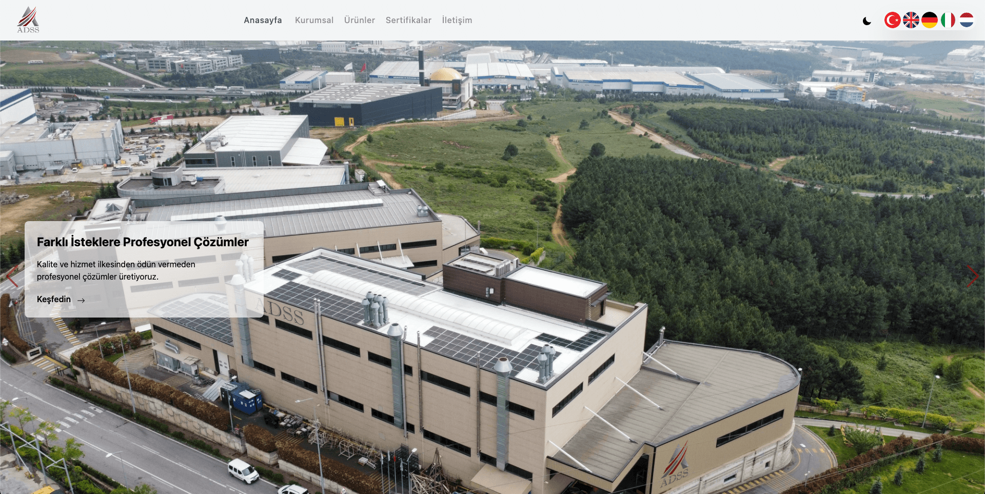 ADSS Corporate Website