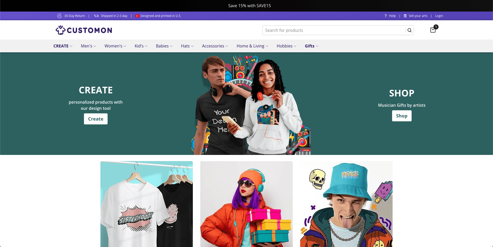 Customon E-Commerce Platform