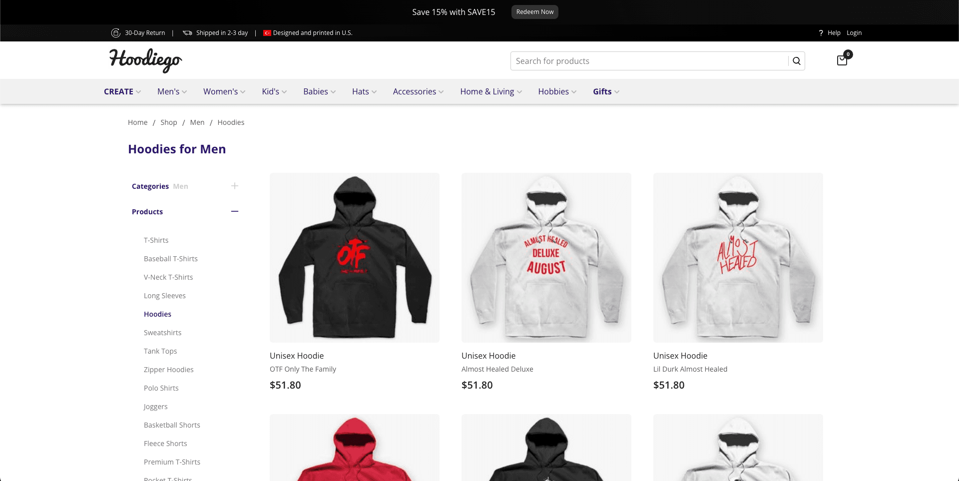 Hoodiego E-Commerce Site